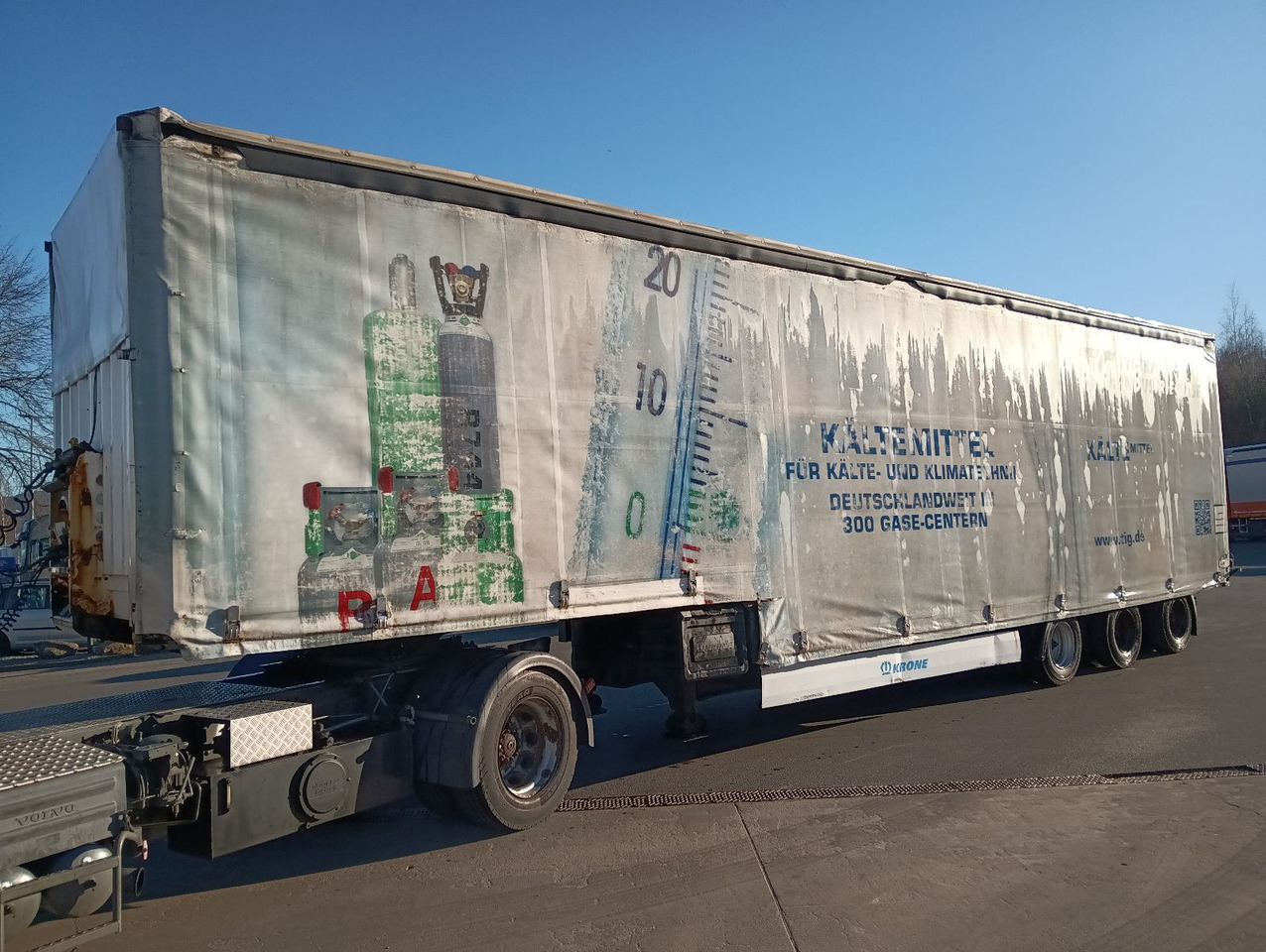 Krone SDP 27 12,2m JUMBO BPW 235/75R17,5 Reifen 90% - Nedbygget platform sættevogn: billede 1 Krone SDP 27 12,2m JUMBO BPW 235/75R17,5 Reifen 90% - Nedbygget platform sættevogn: billede 1