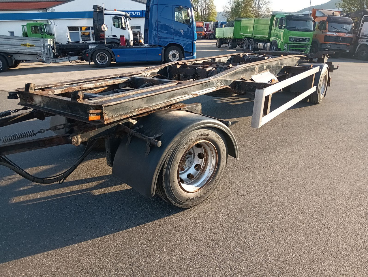 Meiller MEILLER HKM G18 SZL SCHLITTEN BPW Trommel 3,38t - Kroghejsvogn/ Skip loader anhænger: billede 1 Meiller MEILLER HKM G18 SZL SCHLITTEN BPW Trommel 3,38t - Kroghejsvogn/ Skip loader anhænger: billede 1