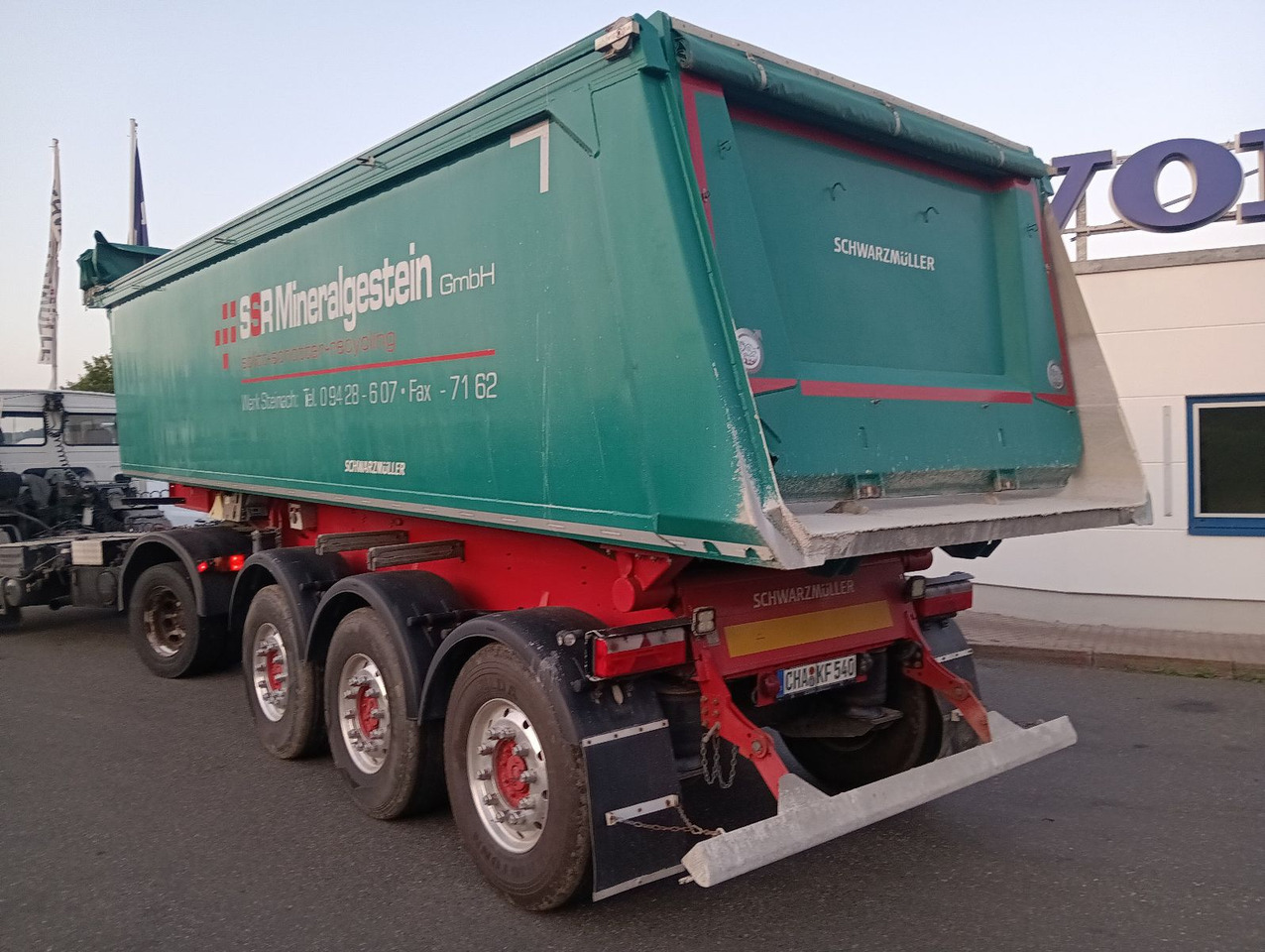Schwarzmüller 3-A Alumulde ALCOA 27m3 SAF Lift 5,4t el.Verdeck - Tipvogn sættevogn: billede 1 Schwarzmüller 3-A Alumulde ALCOA 27m3 SAF Lift 5,4t el.Verdeck - Tipvogn sættevogn: billede 1
