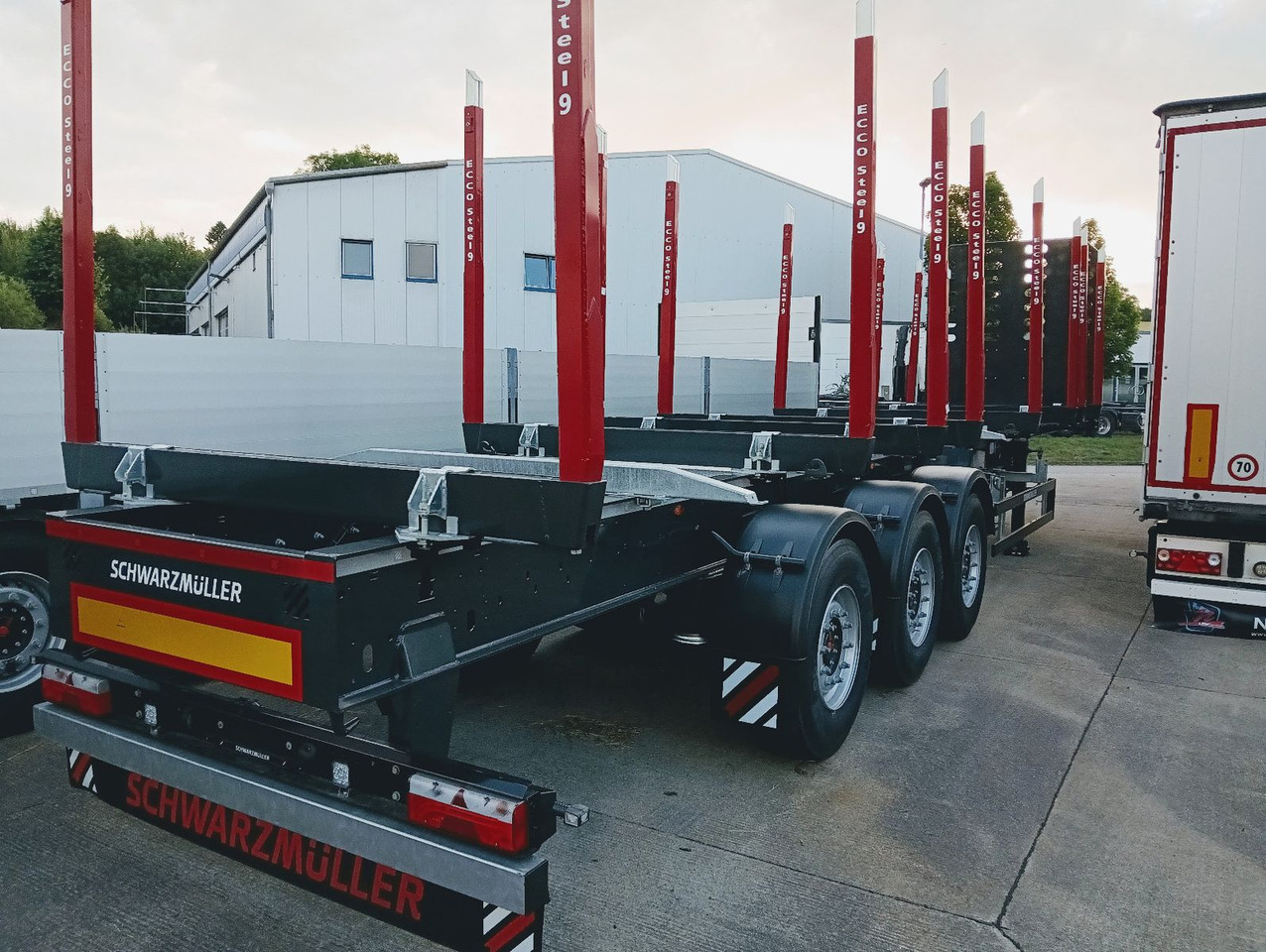 Schwarzmüller 3-A Rungensattel 8xRungSchemel 5800kg NEU sofort Schwarzmüller 3-A Rungensattel 8xRungSchemel 5800kg NEU sofort - Sættevogn til tømmer: billede 3 Schwarzmüller 3-A Rungensattel 8xRungSchemel 5800kg NEU sofort Schwarzmüller 3-A Rungensattel 8xRungSchemel 5800kg NEU sofort - Sættevogn til tømmer: billede 3