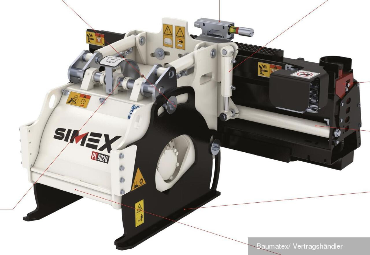 Simex 35cm Fräse f. Lader f. Radlader + Baggerlader!! - Asfaltfræser: billede 5 Simex 35cm Fräse f. Lader f. Radlader + Baggerlader!! - Asfaltfræser: billede 5