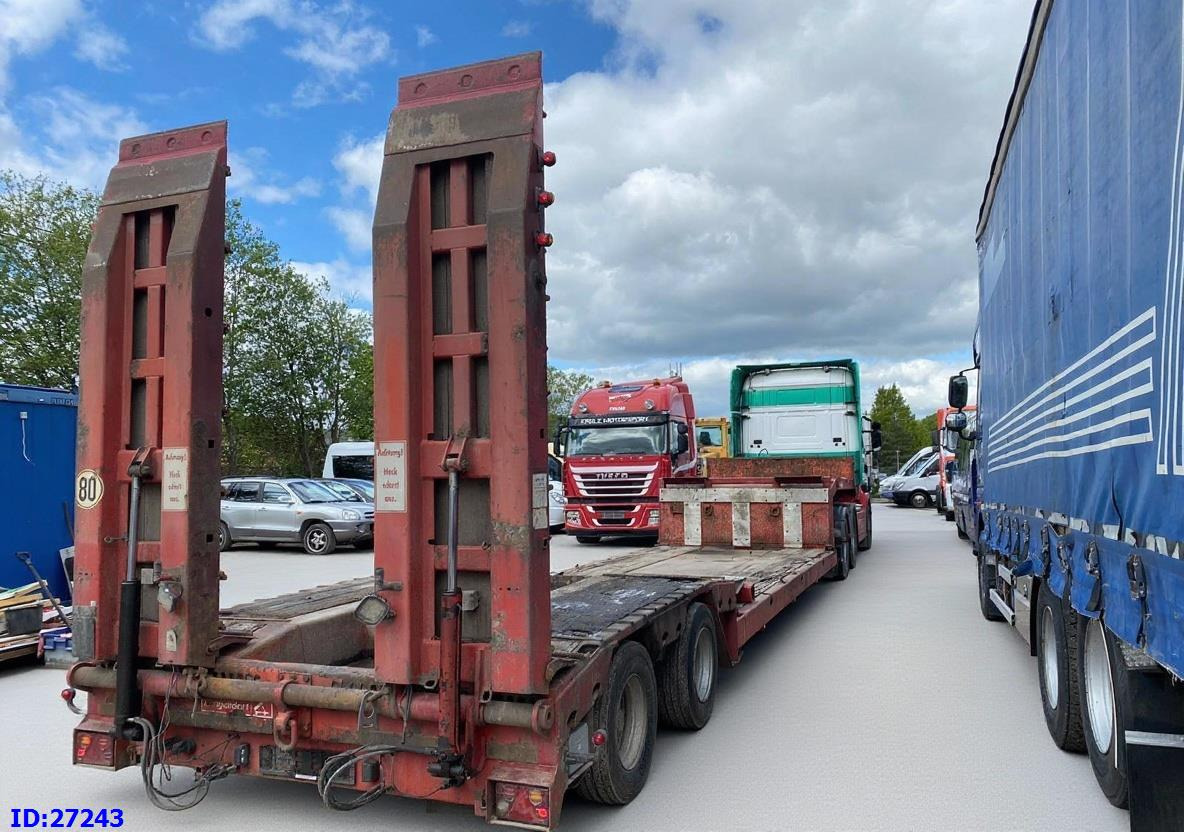 LANGENDORF Satbue 20/28 - Low bed - Nedbygget platform sættevogn: billede 5 LANGENDORF Satbue 20/28 - Low bed - Nedbygget platform sættevogn: billede 5