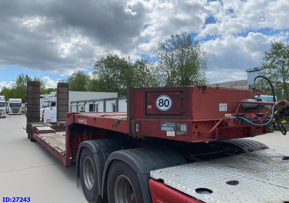 LANGENDORF Satbue 20/28 - Low bed - Nedbygget platform sættevogn: billede 2 LANGENDORF Satbue 20/28 - Low bed - Nedbygget platform sættevogn: billede 2