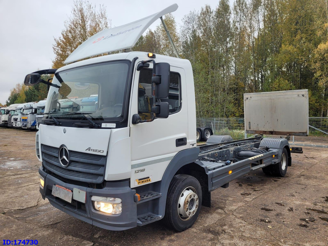 MERCEDES-BENZ Atego 1218 - Euro6 - Manual - Full Steel - Lastbil chassis: billede 1 MERCEDES-BENZ Atego 1218 - Euro6 - Manual - Full Steel - Lastbil chassis: billede 1