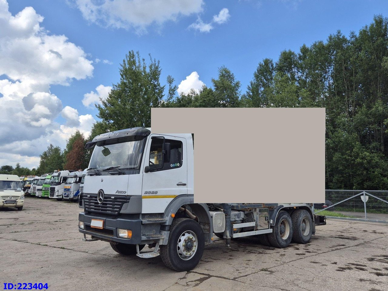 MERCEDES-BENZ Atego 2628 6x4 Full steel - Lastbil chassis: billede 1 MERCEDES-BENZ Atego 2628 6x4 Full steel - Lastbil chassis: billede 1