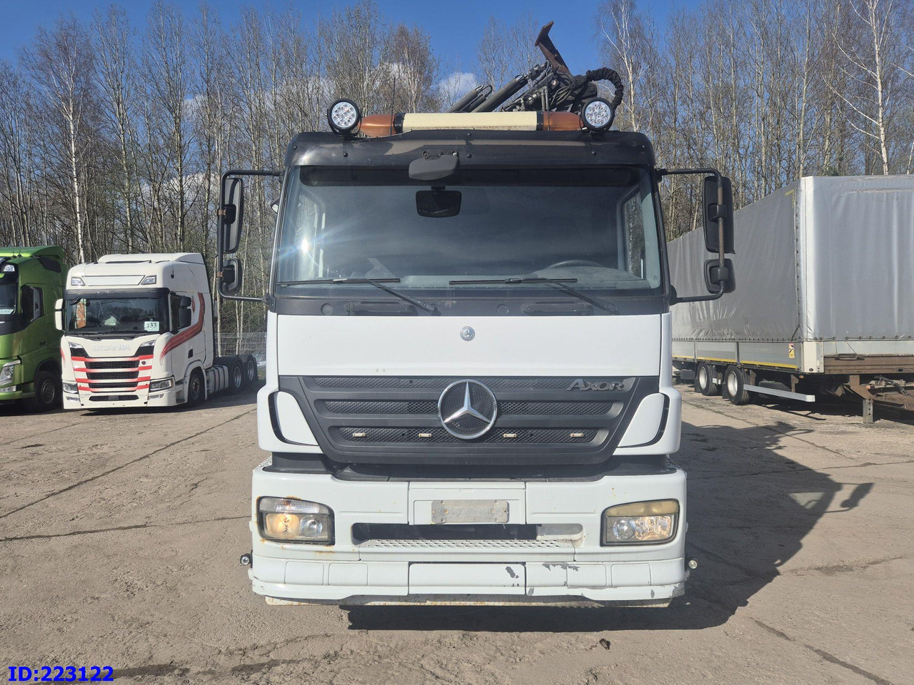 MERCEDES-BENZ Axor 2533 6x2 + Atlas 332.3E Crane - Tipvogn lastbil: billede 2 MERCEDES-BENZ Axor 2533 6x2 + Atlas 332.3E Crane - Tipvogn lastbil: billede 2