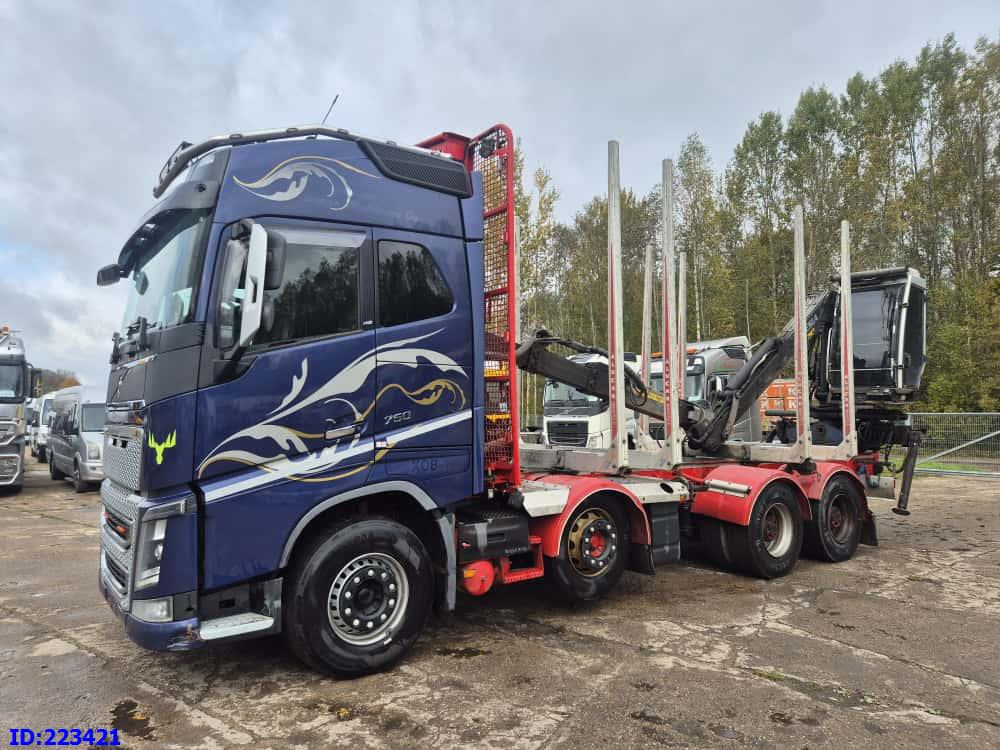 VOLVO FH16 750HP 8x4 + KESLA CRANE - Tømmerbil: billede 1 VOLVO FH16 750HP 8x4 + KESLA CRANE - Tømmerbil: billede 1