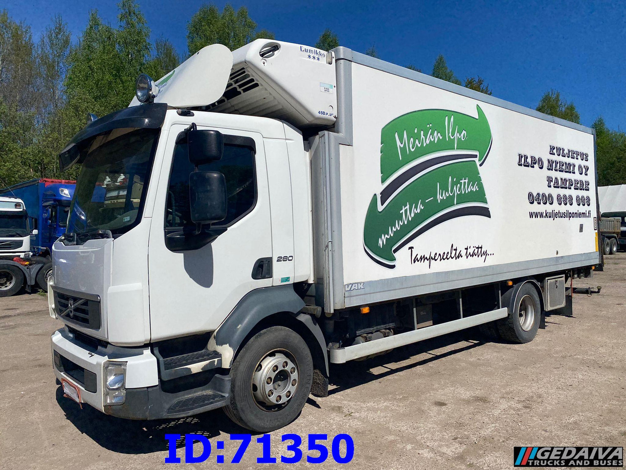 VOLVO FL 280 4x2 Refrigerator - Kølevogn lastbil: billede 1 VOLVO FL 280 4x2 Refrigerator - Kølevogn lastbil: billede 1