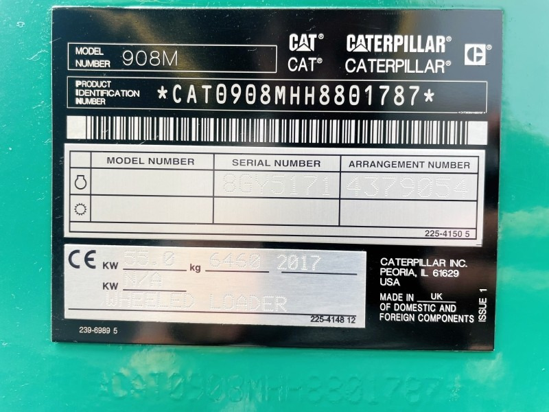 Caterpillar 908M (3637) - Gummihjulslæsser: billede 3 Caterpillar 908M (3637) - Gummihjulslæsser: billede 3