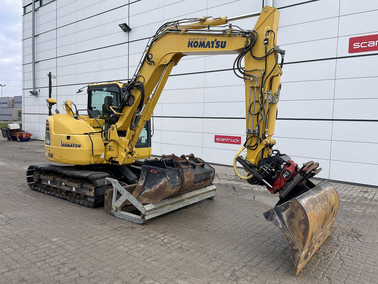 Komatsu PC88MR-10 med Topcon - Minigravemaskine: billede 5 Komatsu PC88MR-10 med Topcon - Minigravemaskine: billede 5