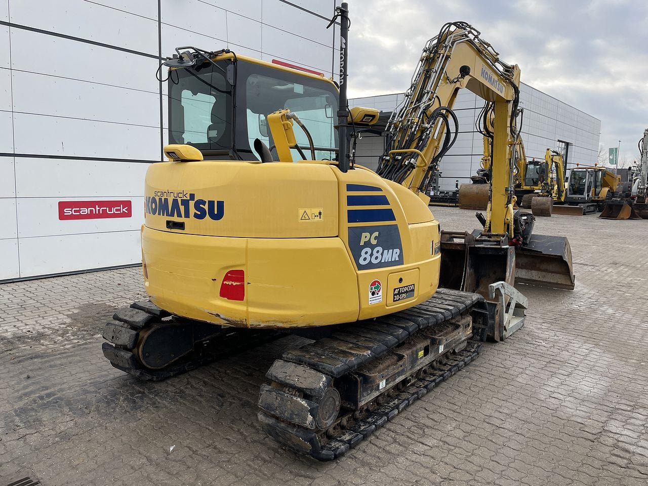 Komatsu PC88MR-10 med Topcon - Minigravemaskine: billede 4 Komatsu PC88MR-10 med Topcon - Minigravemaskine: billede 4