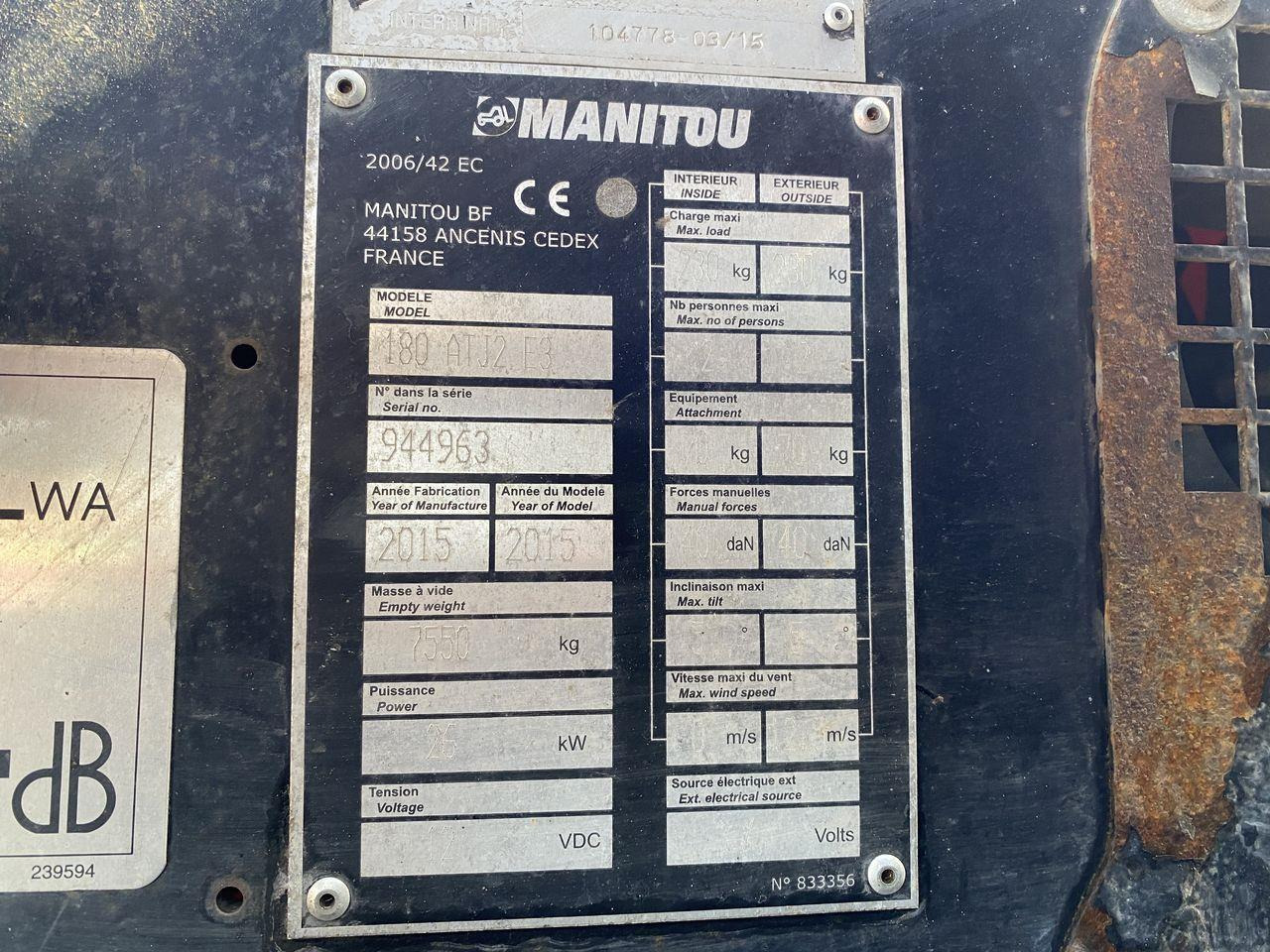 Leje en  Manitou 180ATJ 2 RC Manitou 180ATJ 2 RC: billede 10