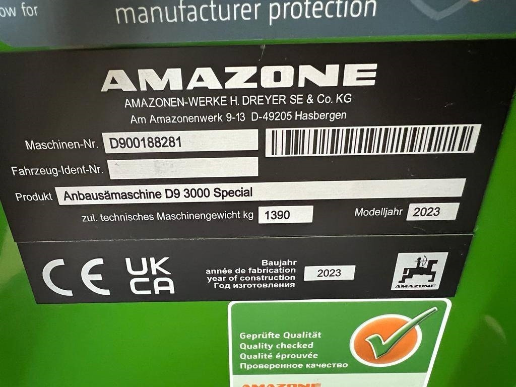 Amazone D9-3000 Special - Såmaskine: billede 5 Amazone D9-3000 Special - Såmaskine: billede 5