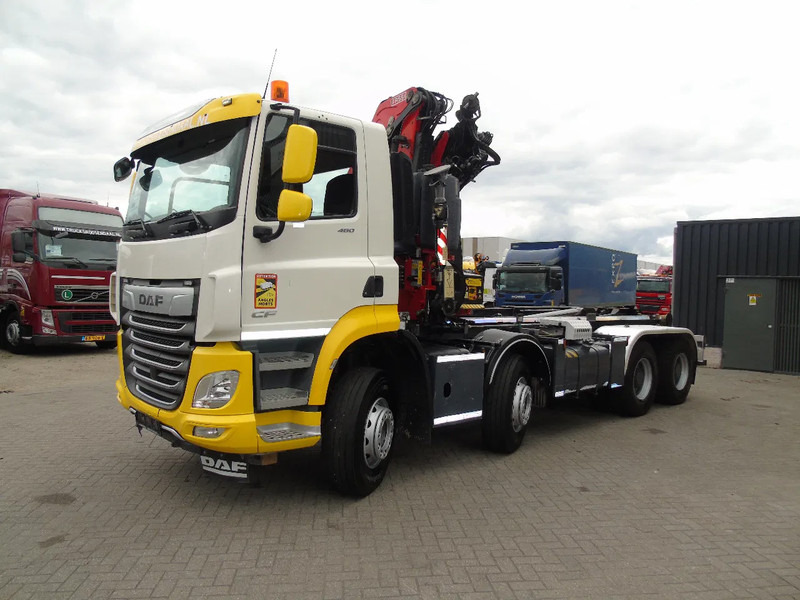 Lastbil med kran DAF CF 480 + FASSI 16T/M + 20T HOOK + 8X4 + REMOTE: billede 6