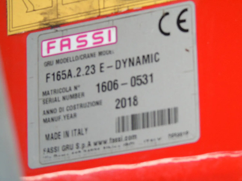 Lastbil med kran DAF CF 480 + FASSI 16T/M + 20T HOOK + 8X4 + REMOTE: billede 13