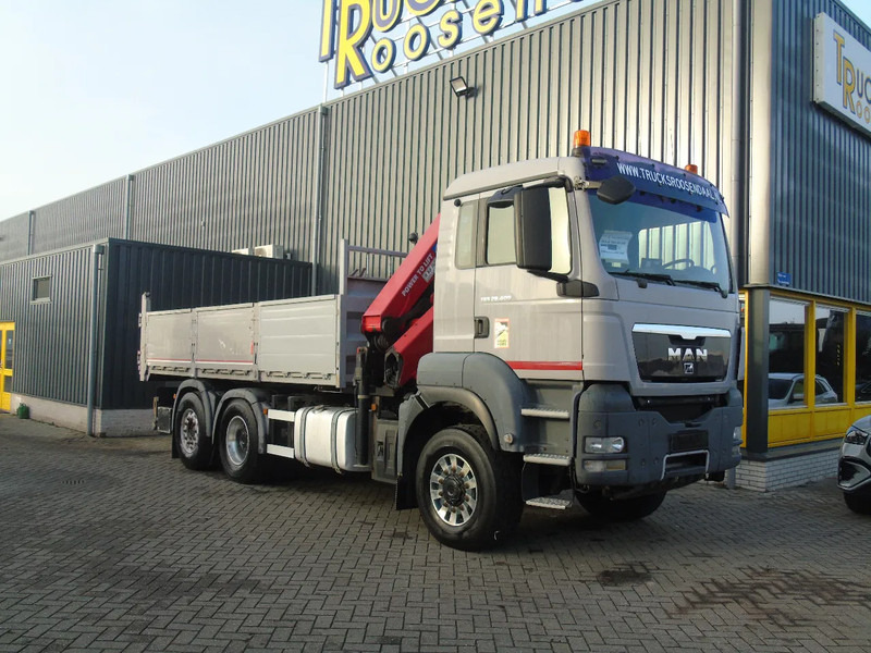 MAN TGS 28.400 + 6x4 front traction + HMF 2320 + tipper + MANUAL + REMOTE - Tipvogn lastbil, Lastbil med kran: billede 2 MAN TGS 28.400 + 6x4 front traction + HMF 2320 + tipper + MANUAL + REMOTE - Tipvogn lastbil, Lastbil med kran: billede 2