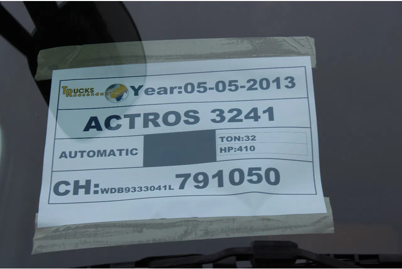 Tipvogn lastbil Mercedes-Benz Actros 3241 8x4 + SPRING SPRING BLATT + EURO 5: billede 16