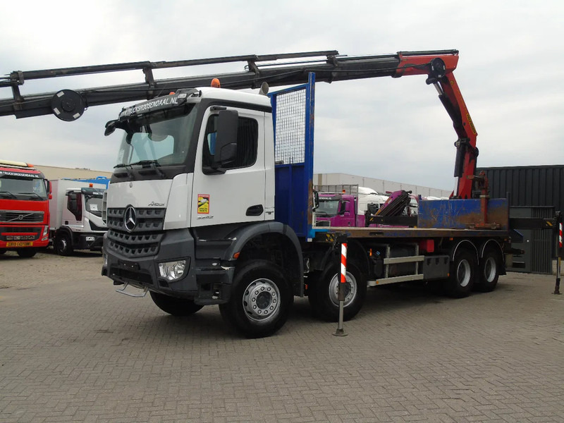 Mercedes-Benz Arocs 3242 + PALFINGER 33002EH 7x EXTENTION + 8X4 + EURO 6 + REMOTE - Lastbil med kran: billede 2 Mercedes-Benz Arocs 3242 + PALFINGER 33002EH 7x EXTENTION + 8X4 + EURO 6 + REMOTE - Lastbil med kran: billede 2