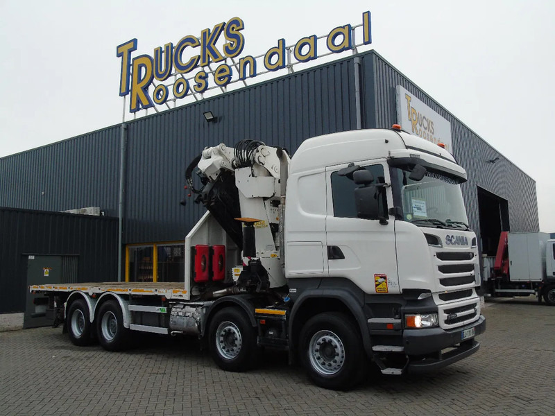 Scania R 520 V8 + PALFINGER 72002 6X + JIB 4X + WINCH + 8X4 + EURO 6 + REMOTE - Lastbil med kran: billede 3 Scania R 520 V8 + PALFINGER 72002 6X + JIB 4X + WINCH + 8X4 + EURO 6 + REMOTE - Lastbil med kran: billede 3
