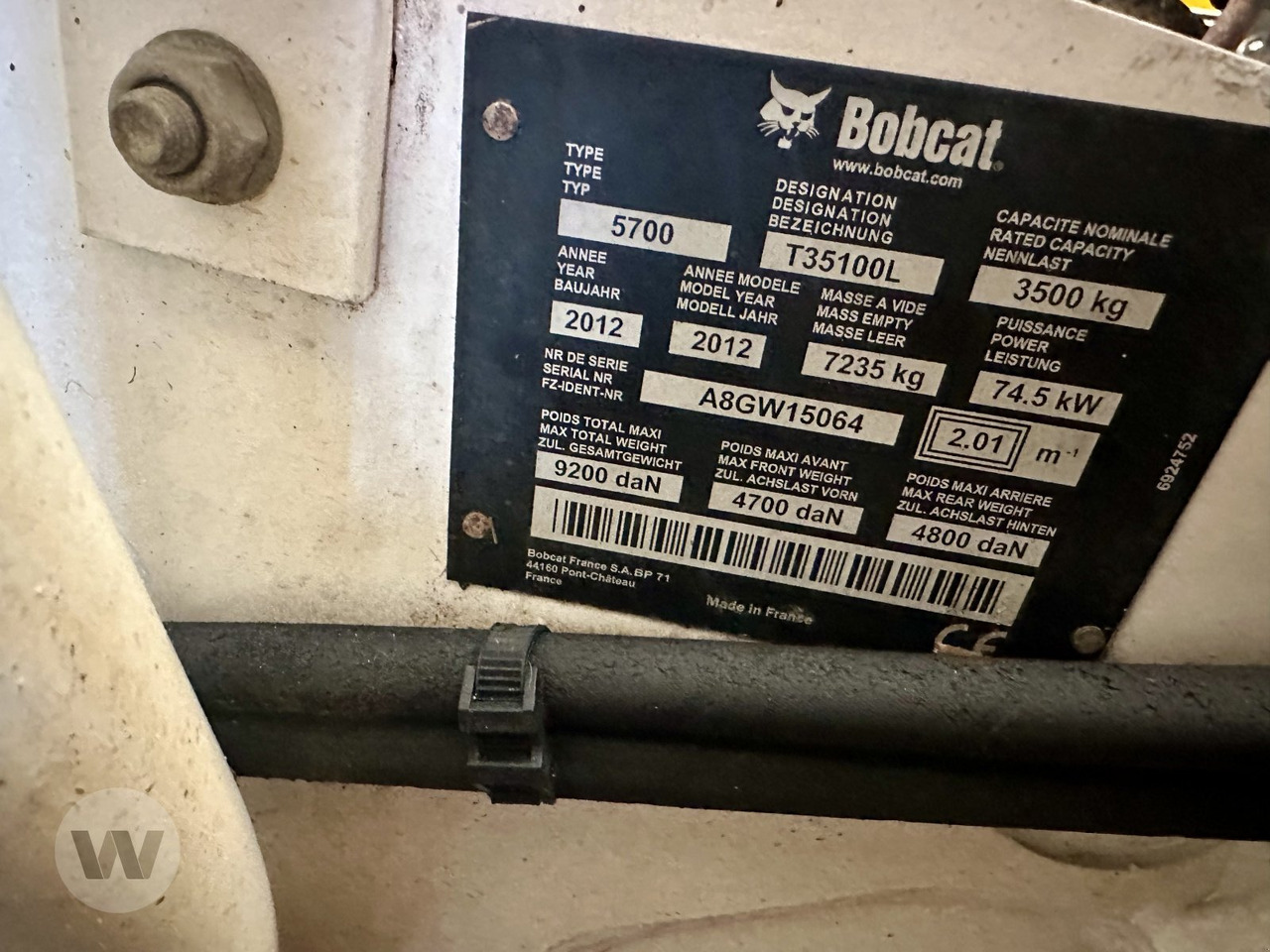 Bobcat T 35100 L - Teleskop truck: billede 2 Bobcat T 35100 L - Teleskop truck: billede 2