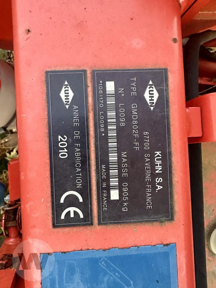 Kuhn GMD 802 F - Slåmaskine: billede 5 Kuhn GMD 802 F - Slåmaskine: billede 5