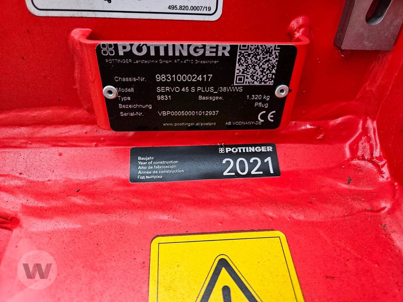 Pöttinger Servo 45 Plus - Plov: billede 3 Pöttinger Servo 45 Plus - Plov: billede 3
