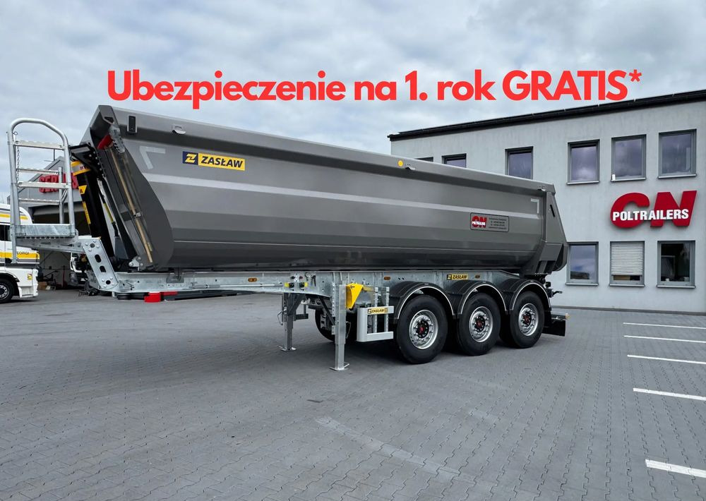 Zaslaw NOWY MODEL, CAŁA HARDOX 500 24/27m3 - Tipvogn sættevogn: billede 1 Zaslaw NOWY MODEL, CAŁA HARDOX 500 24/27m3 - Tipvogn sættevogn: billede 1