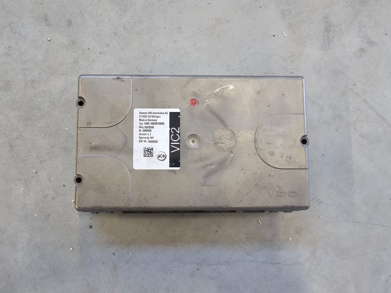 DAF XF CF / VIC2 CONTROL UNIT / 1639082 - Kontrol blok: billede 2 DAF XF CF / VIC2 CONTROL UNIT / 1639082 - Kontrol blok: billede 2