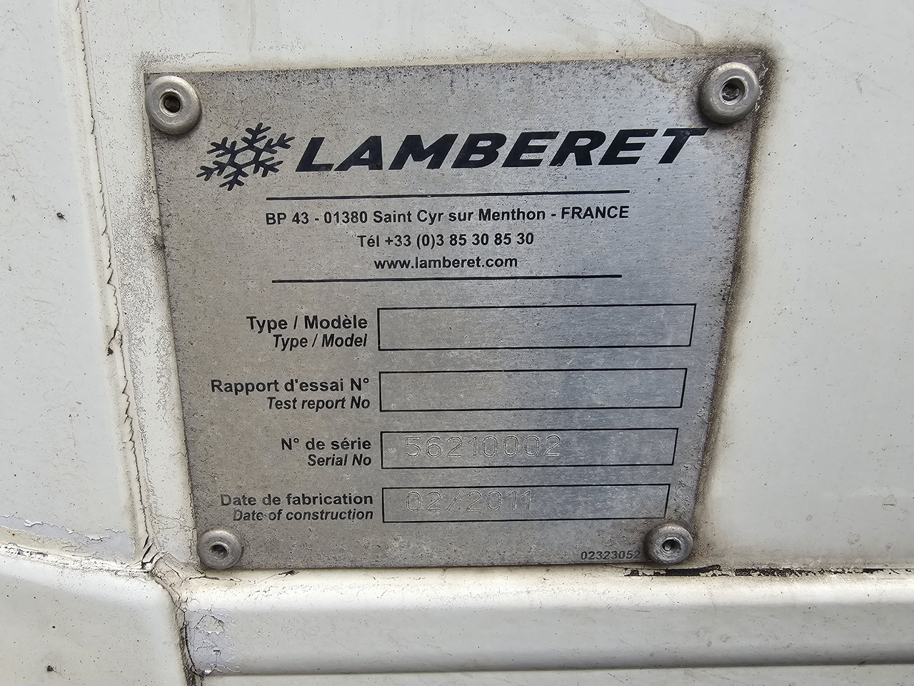 LAMBERET FRIGO BODY / CARRIER SUPRA 850MT / TAIL LIFT ZEPRO Z155 MA + REMOTE - Veksellad - kølevogn: billede 3 LAMBERET FRIGO BODY / CARRIER SUPRA 850MT / TAIL LIFT ZEPRO Z155 MA + REMOTE - Veksellad - kølevogn: billede 3