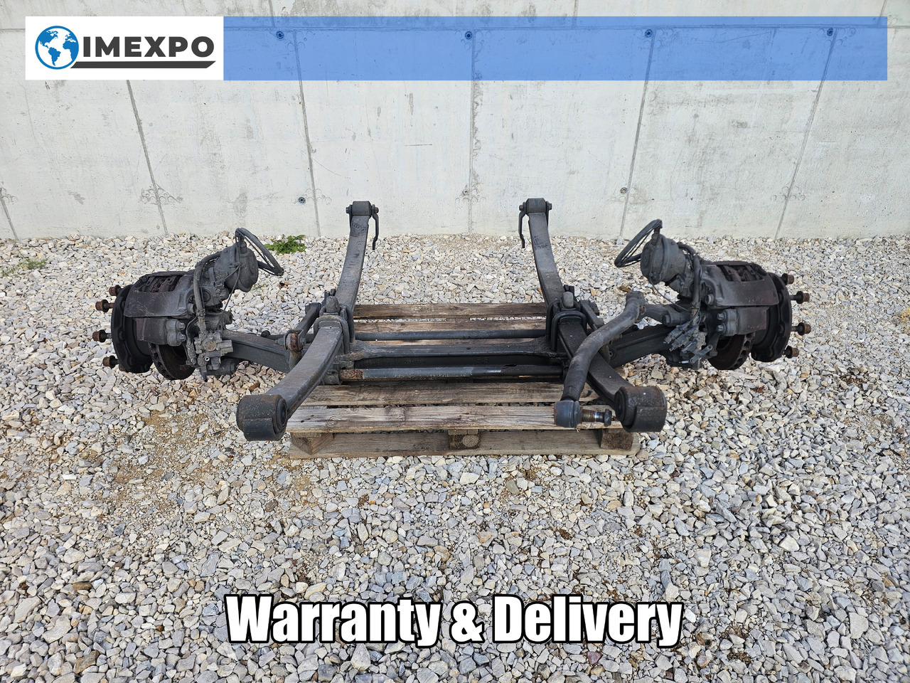 MERCEDES ATEGO MP4 12.XXX EURO 6 / COMPLETE FRONT AXLE - Foraksel: billede 1 MERCEDES ATEGO MP4 12.XXX EURO 6 / COMPLETE FRONT AXLE - Foraksel: billede 1