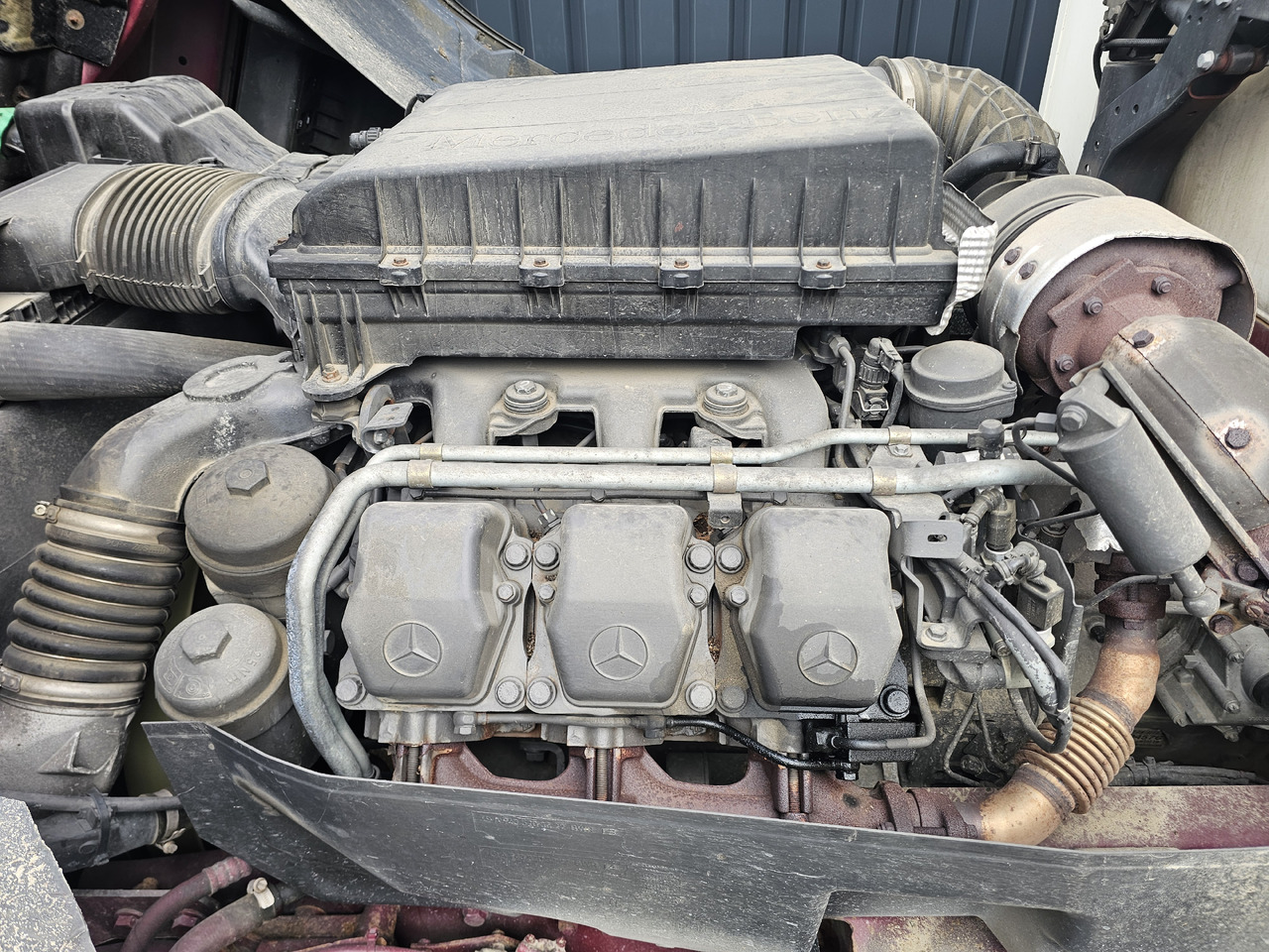 MERCEDES-BENZ ACTROS MP3/ OM501LA V6 / COMPLETE ENGINE / TOP CONDITION: 565k KM!! - Motor: billede 3 MERCEDES-BENZ ACTROS MP3/ OM501LA V6 / COMPLETE ENGINE / TOP CONDITION: 565k KM!! - Motor: billede 3