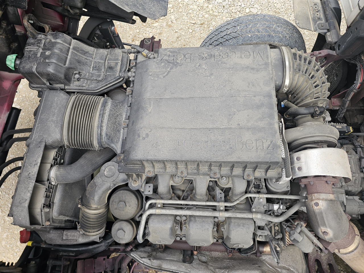 MERCEDES-BENZ ACTROS MP3/ OM501LA V6 / COMPLETE ENGINE / TOP CONDITION: 565k KM!! - Motor: billede 4 MERCEDES-BENZ ACTROS MP3/ OM501LA V6 / COMPLETE ENGINE / TOP CONDITION: 565k KM!! - Motor: billede 4