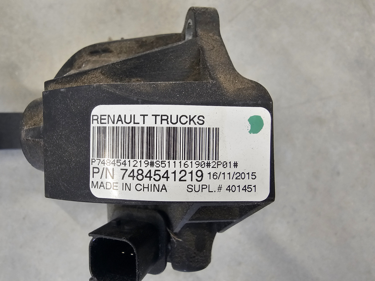 RENAULT RANGE T / ACCELERATE PEDAL / 7484541219 - Pedal: billede 4 RENAULT RANGE T / ACCELERATE PEDAL / 7484541219 - Pedal: billede 4
