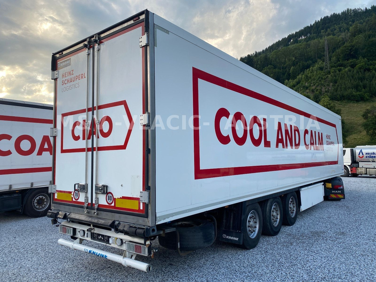 Krone Doppelstock / Carrier 1950 - Kølevogn sættevogn: billede 3 Krone Doppelstock / Carrier 1950 - Kølevogn sættevogn: billede 3