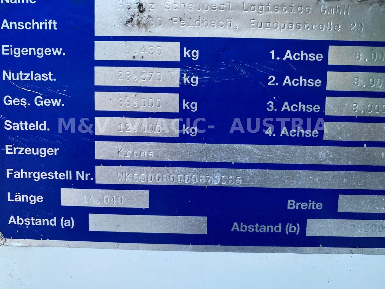 Krone Doppelstock / Carrier 1950 - Kølevogn sættevogn: billede 5 Krone Doppelstock / Carrier 1950 - Kølevogn sættevogn: billede 5