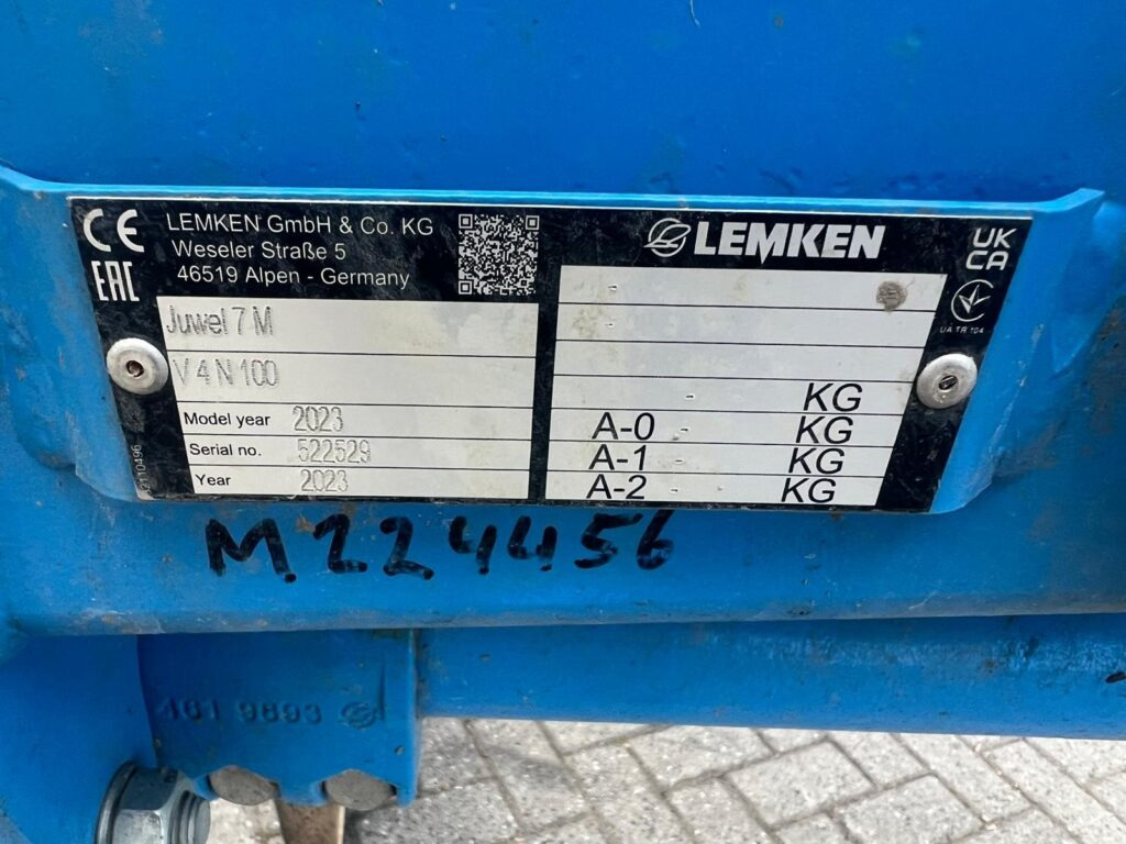 LEMKEN 4-scissor vario plough - Maskine til jordbearbejdning: billede 3 LEMKEN 4-scissor vario plough - Maskine til jordbearbejdning: billede 3
