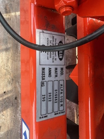 ORTOLAN ALFA 110 harrow - Maskine til jordbearbejdning: billede 2 ORTOLAN ALFA 110 harrow - Maskine til jordbearbejdning: billede 2