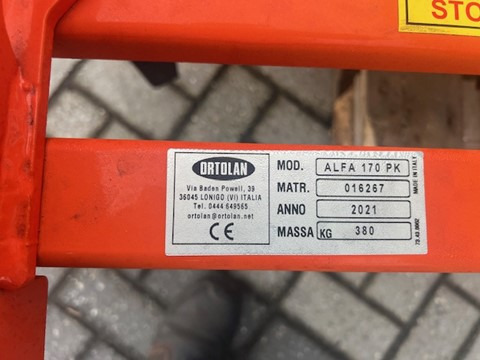 ORTOLAN ALFA 170 harrow - Maskine til jordbearbejdning: billede 3 ORTOLAN ALFA 170 harrow - Maskine til jordbearbejdning: billede 3