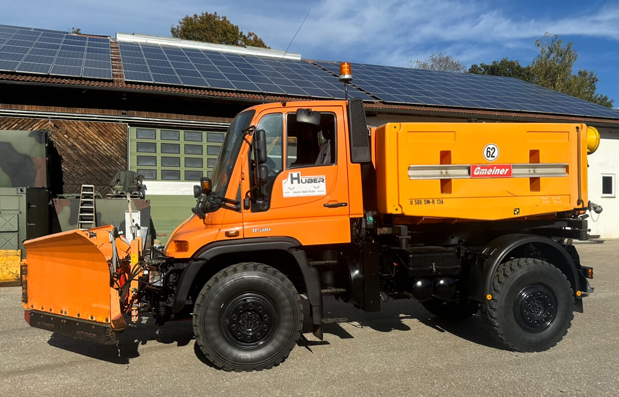 Tipvogn lastbil, Snerydningsmaskine Unimog 500 - U500 Sonderangebot Mercedes Benz 405: billede 1