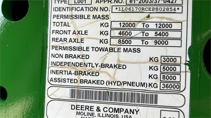 John Deere 6170R AutoPower. Meget velholdt traktor med få tim  - Traktor: billede 2 John Deere 6170R AutoPower. Meget velholdt traktor med få tim  - Traktor: billede 2