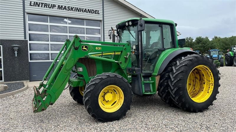 John Deere 6320 m/JD 631 Frontlæsser AutoPower og TLS affjed - Traktor: billede 2 John Deere 6320 m/JD 631 Frontlæsser AutoPower og TLS affjed - Traktor: billede 2