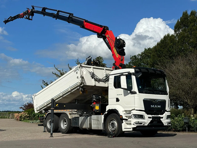 MAN TGS 26.430 2022!EURO6!! 6x2!! PALFINGER 23tm+JIB+LIER/WINCH!!DREISEITEN KIPPER/BORDMATIC!!9tkm - Tipvogn lastbil, Lastbil med kran: billede 1 MAN TGS 26.430 2022!EURO6!! 6x2!! PALFINGER 23tm+JIB+LIER/WINCH!!DREISEITEN KIPPER/BORDMATIC!!9tkm - Tipvogn lastbil, Lastbil med kran: billede 1