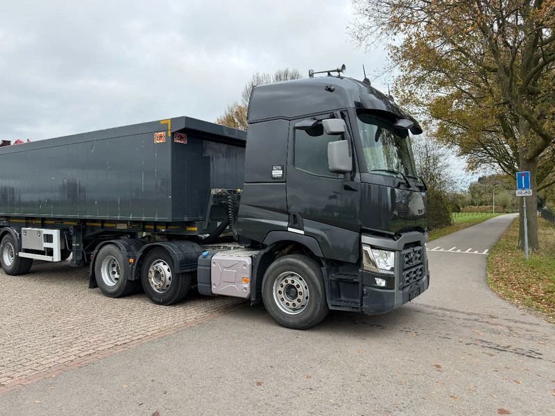 Renault T480 6x2 trekker 262dkm!! TRAILER WITH CRANE FOR SCREED! - Trækker: billede 4 Renault T480 6x2 trekker 262dkm!! TRAILER WITH CRANE FOR SCREED! - Trækker: billede 4