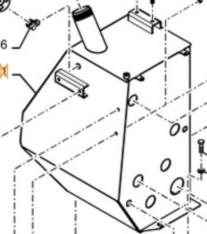 Case 48008259 - Hydraulisk tank for Entreprenørmaskin: billede 1 Case 48008259 - Hydraulisk tank for Entreprenørmaskin: billede 1