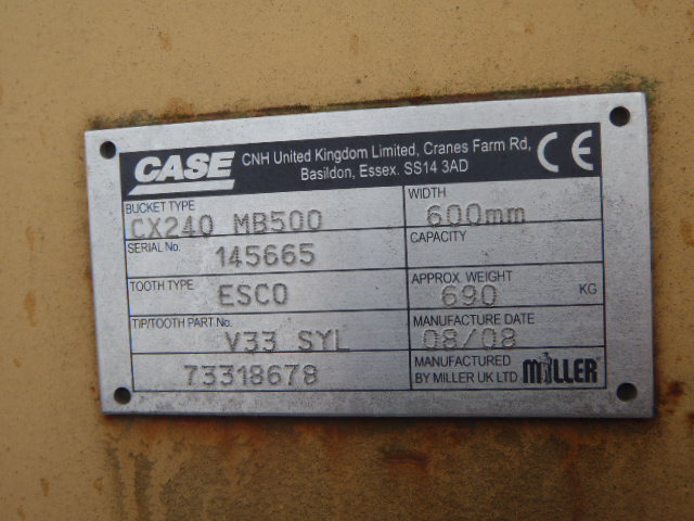 Case 73318678 - 47627466 - Skovl for Entreprenørmaskin: billede 3 Case 73318678 - 47627466 - Skovl for Entreprenørmaskin: billede 3