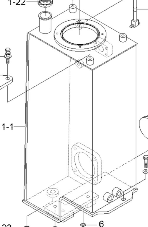 New Holland 31MH-01015YL - Hydraulisk tank for Entreprenørmaskin: billede 1 New Holland 31MH-01015YL - Hydraulisk tank for Entreprenørmaskin: billede 1
