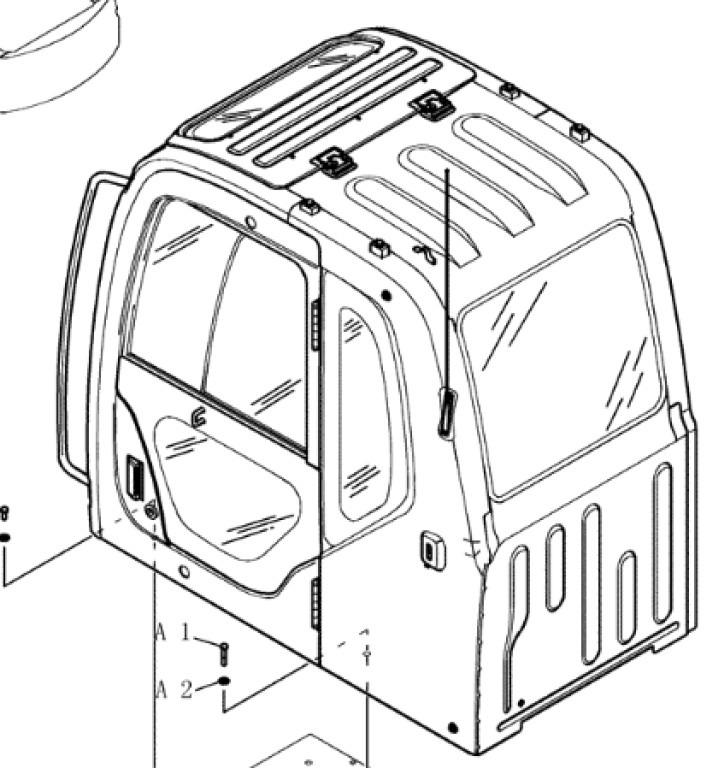 New Holland YN02C00134P1 - YN02C00154F1 - Førerhus for Landbrugsmaskine: billede 1 New Holland YN02C00134P1 - YN02C00154F1 - Førerhus for Landbrugsmaskine: billede 1