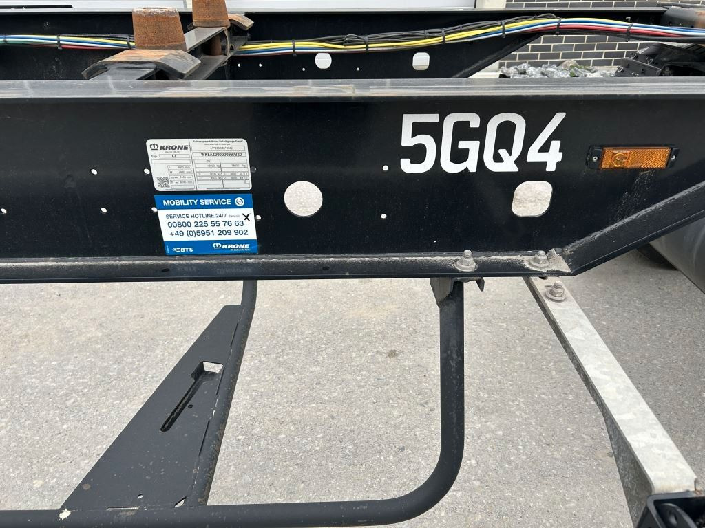 Krone 2 Achswechselfahrgestell, Typ: MAXI AZW 18 eL3B7 - Containerbil/ Veksellad påhængsvogn: billede 2 Krone 2 Achswechselfahrgestell, Typ: MAXI AZW 18 eL3B7 - Containerbil/ Veksellad påhængsvogn: billede 2