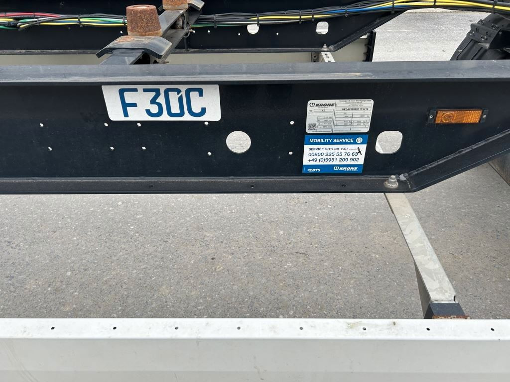 Krone 2 Achswechselfahrgestell, Typ: MAXI AZW 18 eL3B7 - Containerbil/ Veksellad påhængsvogn: billede 3 Krone 2 Achswechselfahrgestell, Typ: MAXI AZW 18 eL3B7 - Containerbil/ Veksellad påhængsvogn: billede 3