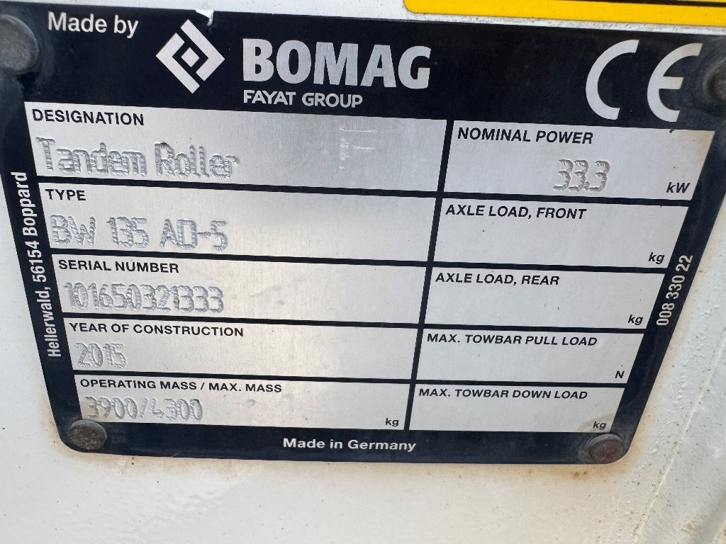 Bomag BW 125 AD-5 - Vejtromle: billede 5 Bomag BW 125 AD-5 - Vejtromle: billede 5